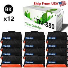 12-Pack TN 880 TN-880 Toner Cartridge Work With HL-L6200DWT Printer picture
