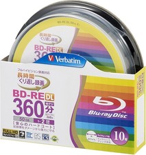 Verbatim Japan (VBE260NP10SV1) Blu-ray Discs for Repeat Recording, BD-RE DL picture