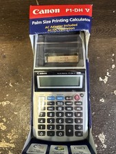 Canon palm printer p1-dh v 12 Digit Tax And Business With Ink Roller And Paper picture