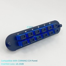 Fiber Optical Panel 12 SC UPC SM OS2 Adapter Compatible CORNING CCH-CP12-59 picture