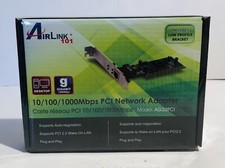 Airlink 101 1x RJ-45 10/100/1000Mpbs PCI Network Adapter Card AG32PCIV2 New picture