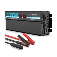 1000W Pure Sine Wave Power Inverter with 2 AC Outlets, 2 USB Ports, LCD Displ... picture
