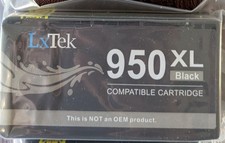 LxTek HP 950/951XL Compatible Ink Cartridges 3 Black/1 Cyan NEW picture