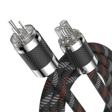Viborg Audiocrast HiFi Power Cable, 3.3FT/1M, 125V 15A, Hi-End Amplifier Power picture