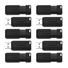 VERBATIM 70062 Verbatim 32GB PinStripe USB Flash Drive Business Pack - 32 GB - picture