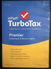 USED TurboTax Premier Federal + State 2015 CD for Windows and Mac picture