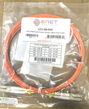 ENET MultiMode LC/LC Duplex Fibre Patch Cable (3 meters) LC2-3M-ENC ✅❤️️✅❤️️ NEW picture