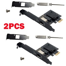 2Pc 2500Mbps PCIe to RJ45 For Intel I226 Ethernet Network Adapter LAN Desktop picture
