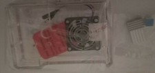 Clear case for Raspberry pi 4 include fan and heat sink picture