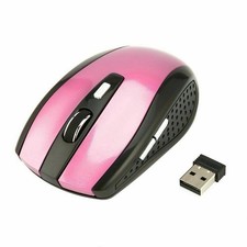 Sanoxy Wireless Optical Mouse Adjustable DPI 2.4GHz Pink picture