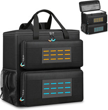 Computer Desktop Tower Carrying Case with Padded Protection & Multiple Pockets, picture