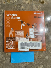 NEW MICROSOFT WORKS SUITE 2002 WITH PRODUCT KEY - Dell / Stil sealed picture
