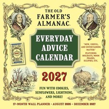 Wall Calendar 17 Month Family Planner 12 x Moon Phases Old Farmer s Farmers 2027 picture