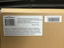 Seal Shield Silver Seal Glow USB Keyboard white SSWKSV207GL ✅❤️️✅❤️️ BRAND NEW picture