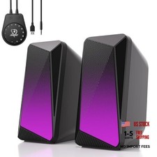 C30 Bluetooth Computer Speakers, USB Powered & 3.5 mm AUX PC Speakers with picture