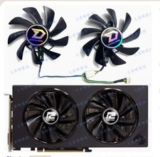 For POWERCOOLOR/DATALAND RX590 8GB Red Dragon Graphics Card Cooling Fan picture
