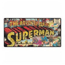 The Adventures Of Superman Retro Comic Book Covers Collage Vintage Art Mouse Pad picture