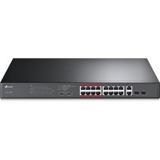 TP-Link TL-SL1218MP 16 Port 10/100Mbps Fast Ethernet PoE Switch TLSL1218MP picture