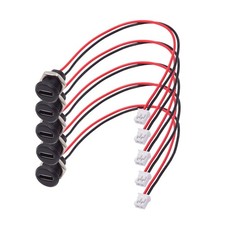 xiwai 5pcs DIY OEM Type C Female Socket to 2Pin Header 17.5 centimeters, Red picture