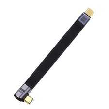 CY Low Profile Angled Flat Slim FPC 240W Type-C USB-C Data Cable for Laptop picture