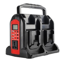 350W Power Inverter for Milwaukee 18V Li-ion Battery, 4-Port 20V to 120V Pure... picture