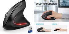 Ratón ergonómico, ratón vertical inalámbrico Bluetooth, ratón silencios. neuvo. picture
