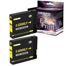 2PK PGI2200 XL Yellow Ink Cartridge for Canon Maxify MB5020 MB5120 MB5320 picture