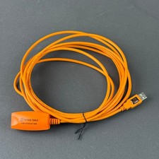 Tether Tools TetherPro USB 2.0 Active Extension Cable Orange Excellent 16ft picture