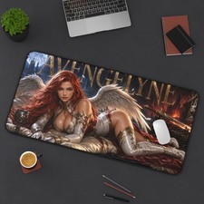 Avengelyne Mouse Pad, Comic Heroine XXL Gaming Desk Mat, Angel Art Pad picture
