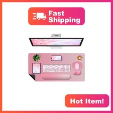 NXZGO Gradient Pink Blush Gaming Mouse Pad Desk Mat picture