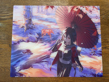 YUKI AIM 2024 KITSUNE Glass Mouse Pad Large Used picture