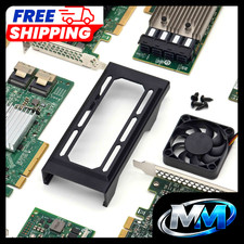 Adjustable Half Height PCIE Card 50mm Cooling Fan Included + Shroud Cooler picture