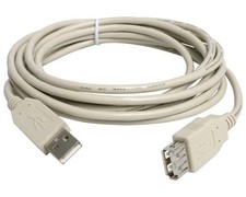 Startech IT USBEXTAA10 10ft USB 2.0 Ext Cable M-F Gray picture