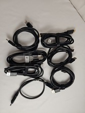 Lot of 7 DisplayPort Cables 6x 6ft & 1x 1ft Tested Working Video Cables picture