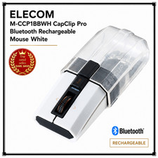 ELECOM M-CCP1BBWH CapClip Pro Bluetooth Rechargeable Mouse White picture