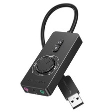 VENTION USB Sound Card External Stereo Sound Card with Volume Control USB to ... picture
