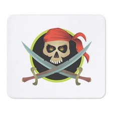 CafePress Pirate Skull And Swords Mousepad  (73006836) picture