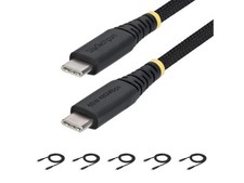 StarTech.com 5-Pack 3ft (91cm) USB-C Charging Cable, 60W (3A) PD, Dual-Layer Bra picture