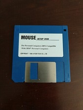 Mouse Setup Disk For IBM Personal Computers 1990 A-Four Tech 3.5