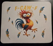 F- CAWF - F Mouse Pad Funny Office Gag Gift  picture