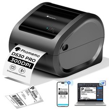 Phomemo Ethernet Thermal Label Printer 4x6, Bluetooth Shipping Label Printer ... picture