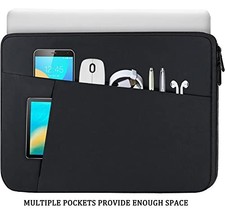 BLACK - BOOEUDI LAPTOP CASE SLEEVE 15.6 INCH, DURABLE SHOCKPROOF PROTECTIVE picture