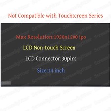 For LP140WU1-SPB2 LP140WU1(SP)(B2) FHD+ IPS LCD Screen 30 pin LED Display picture