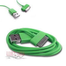 100X 6FT USB 30PIN GREEN CABLE DATA CHARGER FOR GALAXY TAB 7.0 PLUS 8.9 10.1 picture