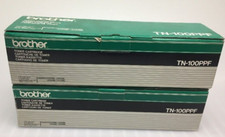 Lot 2 Genuine OEM Brother Toner Cartridges TN-100PPF for IntelliFax 2300ML picture