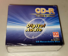 Digital Audio  CD-R 700mb/80min 10 Pack Slim Case GQ Great Quality NEW &SEALED picture