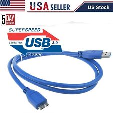 1ft USB 3.0 Type A Male to Micro B USB Cable Lead HDD Hard Drive For Seagate picture