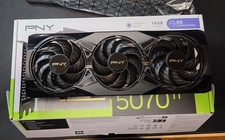 Lightly Used PNY NVIDIA GEFORCE RTX 5070 Ti OC Triple Fan Graphics Card 16GB picture