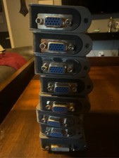Lot of 9 IOGEAR DisplayLink USB External Video Adapters VGA/DVI Untested picture