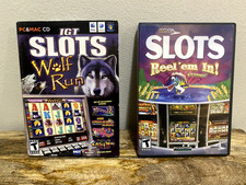 Reel Deal Slots Reel Em In & IGT Slots Wolf Run DVD PC Games picture